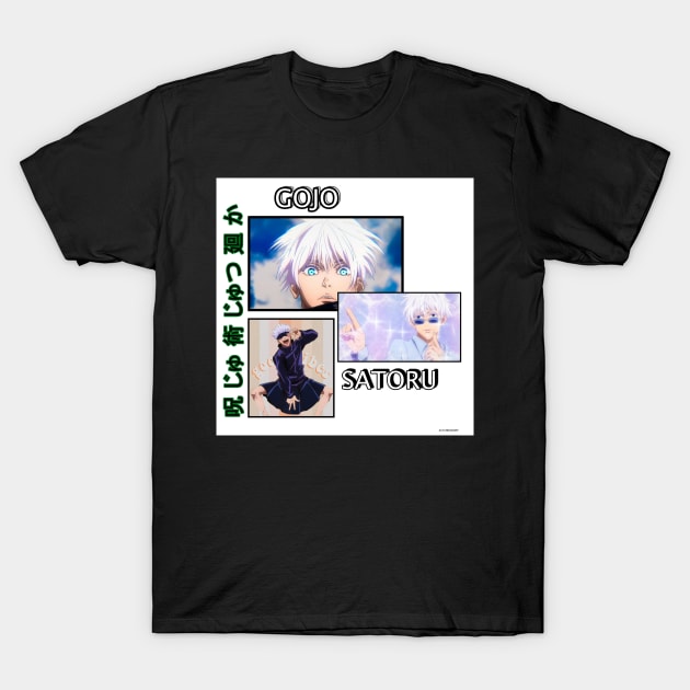 GOJO SATORU DIFFERENT VERSIONS T-Shirt by saturnswamp